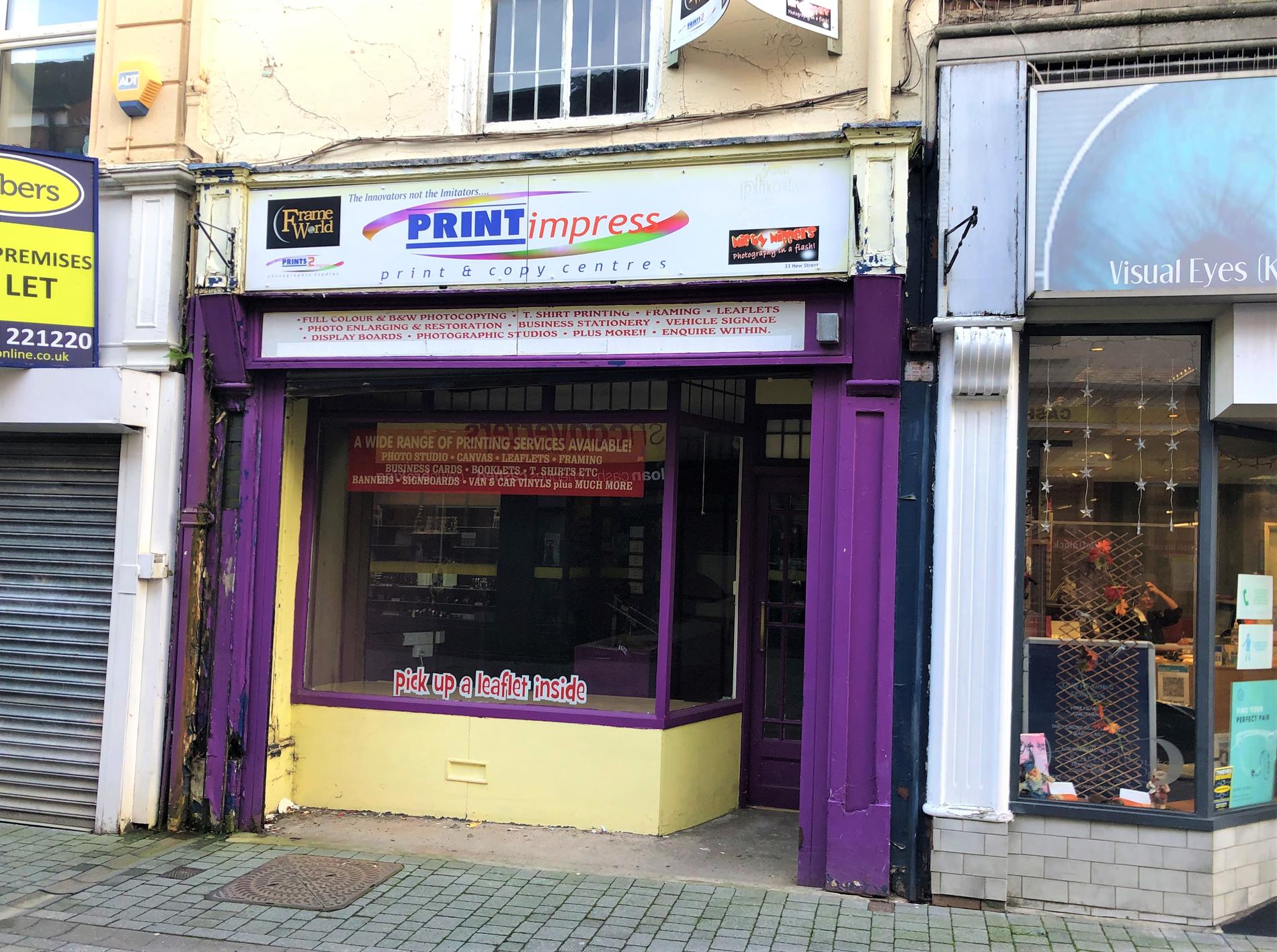Property Under Offer Retail Premises, 33 New Street, Wellington
